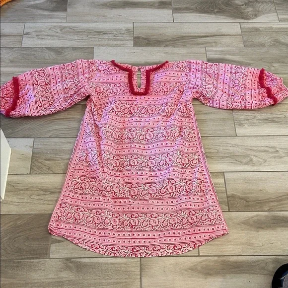 Tuckernuck Pink Patterned Swim Coverup - Picture 8 of 12